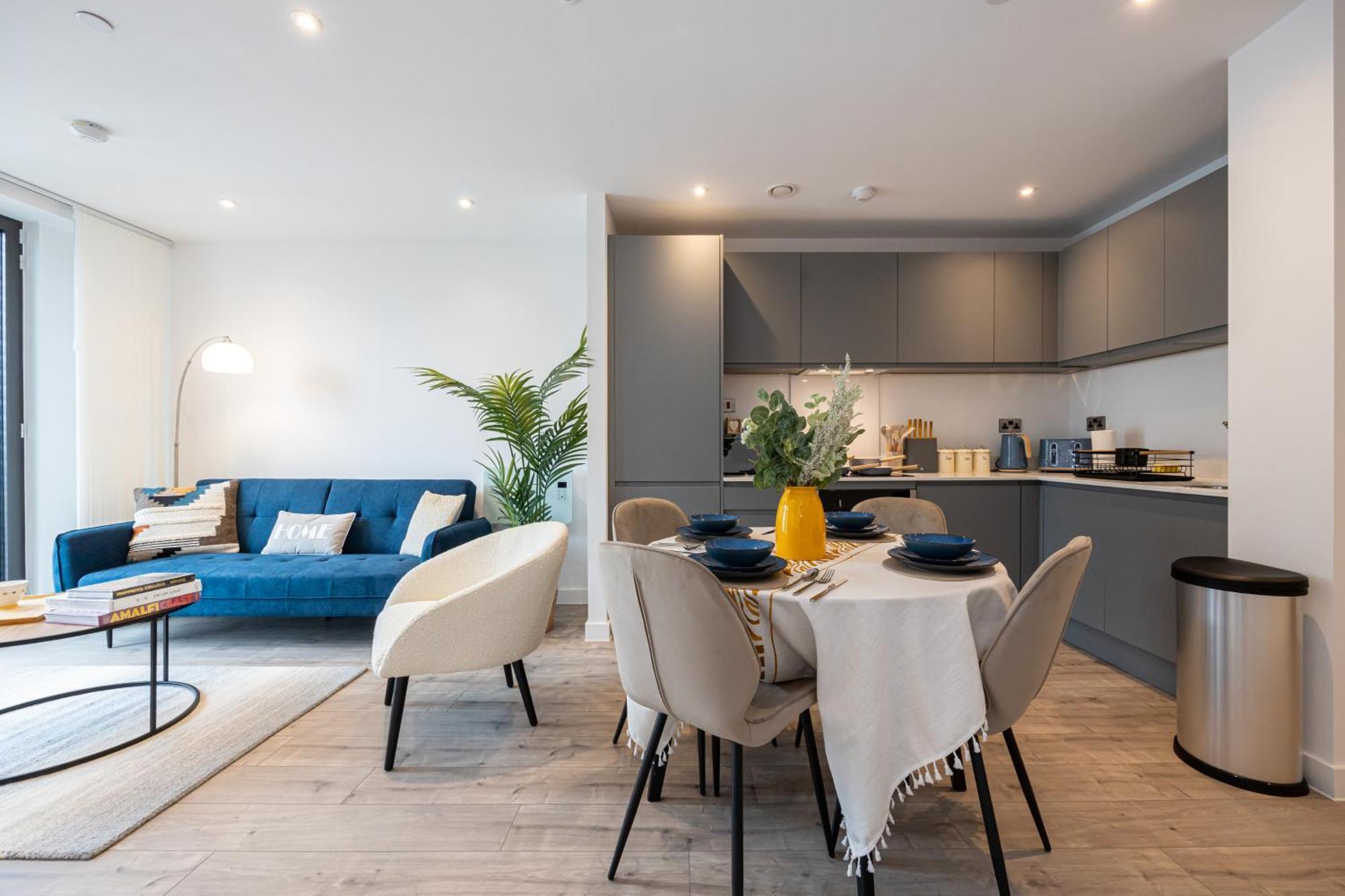 City Center Ultra-Luxe 2Bed Villa Amalfi Manchester Exteriér fotografie